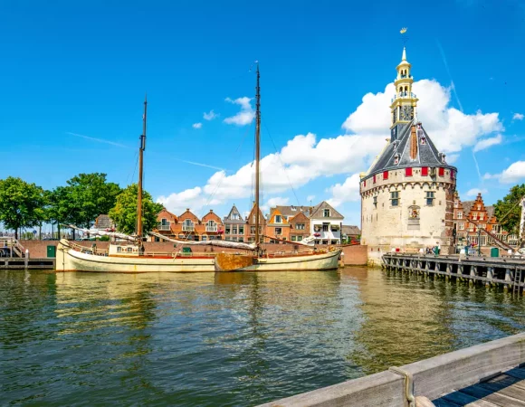 Nördliches Holland mit Rad und Schiff